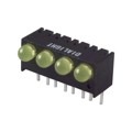 5510707004F - LED 3MM QUAD 5V YELLOW PC MNT