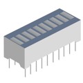 XGVGX10D - 10 SEGMENT GREEN BARGRAPH