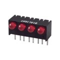 5510507004 - LED 3MM QUAD 5V RED PC MNT