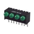 5510607004F - LED 3MM QUAD 5V GREEN PC MNT