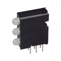 5640700444F - LED 3HI 3MM YEL/GRN BICLR PC MNT