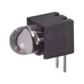 5505505F - LED 5MM RT ANG SUP CLR RED PCMNT