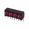 5360F1 - LED RED T-1 QUAD RT ANG PCB