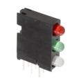 5640100833F - LED CBI 3MM 3X1 RED/GRN/BLU DIFF