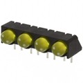 5500307004F - LED 5MM QUAD YELLOW PC MNT