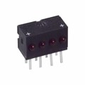 5554009F - LED CBI 2MM RED 5V RES QUAD TH