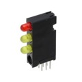 5680201330F - LED CBI 3MM 4X1 RED,YLW,YLW X