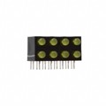 QBL7YA80D-MP8B2 - LED 3MM BI-LVL 4X2 YELLOW DIFF