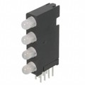5680701144F - LED CBI 3MM 4X1 R/G,R/G,Y/G,Y/G