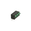 5510207003F - LED CBI 3MM HI EFF GRN TRI BLK