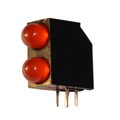 QBL8SA60D-MP90 - LED 5MM BI-LVL RA RED DIFF