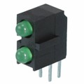 WP934CA/2GD-90 - LED 3MM BI-LEVEL 565NM GRN DIFF