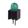 5502204F - LED 5MM VERT HI EFF GREEN PC MNT