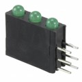 H310CGD - LED 3HI 3MM GREEN PC MNT