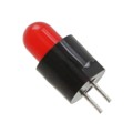 5615101050F - LED 5MM VERT SUP DIFF RED PC MNT