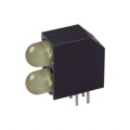 5520933F - LED 2HI 5MM LOW CUR YEL PC MNT