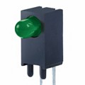 XPV1LUG147D - LED 3MM GREEN DIFF 1POS RA CBI