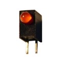QBL7SA80D-MP4B - LED SINGLE 3MM RED DIFFUSED