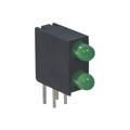 XVG2LUG11D - LED 2POS GREEN DIFFUSED CBI