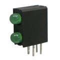 XNC2LUG147D - LED 3MM GRN DIFF BI-LEVEL