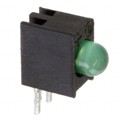 5510209806F - LED 3MM RT ANG HI EFF GRN PC MNT