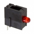 5511101F - LED CBI 3MM DIN RED DIFF SGL RA