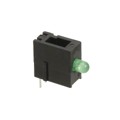 5511301F - LED CBI 3MM DIN GRN DIFF SGL RA