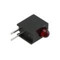 HLMP-1600-D00A2 - LED 3MM 5V GAP RED RA HOUSING