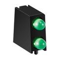 XRS2LUG11D - LED 3MM GREEN DIFF BI-LEVEL SMD