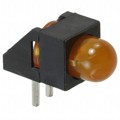 HLMP-3650-C00B2 - LED 5MM 5V GAP YLW RA HOUSING