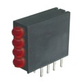 XVX4SUR91D - LED 2X3 QUAD LVL RED RD DIFF CBI