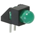 HLMP-3680-B00B2 - LED 5MM 5V GAP GRN RA HOUSING