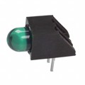 5300H5FL - LED GREEN T1-3/4 FLASHER RT ANG
