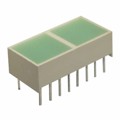 XEMG2870D - LIGHTBAR 8.89MM SQ 2SEG GRN DIFF