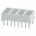 XEMRE100M - LIGHTBAR 4-SEG RED WHITE DIFF