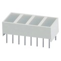 XEUR2620M - LIGHTBAR 4-SEG RED WHITE DIFF