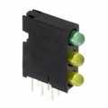 5640100221F - LED CBI 3MM 3X1 GRN/GRN/RED DIFF