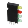 5680103122F - LED 3MM QUAD LEVEL CBI Y,R,G,G