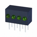 XNF4ZMG46D - LED 4POS GREEN DIFFUSED CBI