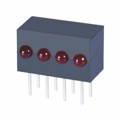 XNF4ZUR46D - LED 4POS RED DIFFUSED CBI