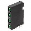 5680212802F - LED CBI 4MM 4X1 GRN,CUST,X,GRN
