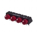 5501107004 - LED 5MM QUAD LOW CUR RED PC MNT