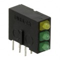 5700100322F - LED CBI 2MM 3X1 YLW,GRN,GRN DIFF