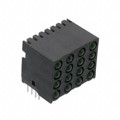 5680016824F - LED CBI 3MM 4X4 QUAD GREEN