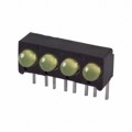 5360F7 - LED YELLOW T-1 QUAD RT ANG PCB