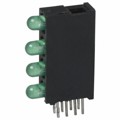 5694F5_5_5_5-A - LED GREEN T1 4HIGH RT ANG