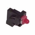 6255T1-5V - LED RED 5.3X4.6X4.8MM W/RES SMD