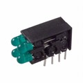 5684F5_5_5_5 - LED GREEN QUAD 2X2 T1 PCB