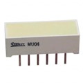 MU04-4101 - LED RECTANGLE 6X19 YEL DIFF 6PIN