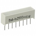 SSB-LX2550SUGW - LED BAR 5X20MM 574NM GRN DIFF